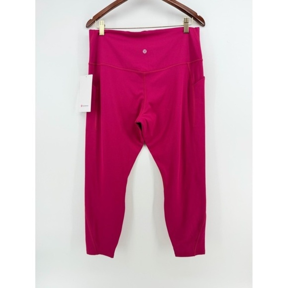 Lululemon Align High-Rise Pant 25 Pockets Bramble Pink LW5DU4S Size 14 NWT - Picture 5 of 5